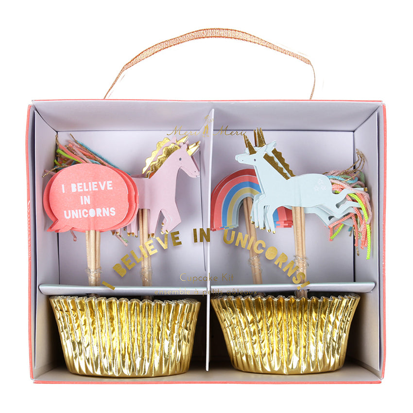 Unicorn cupcake kit - 24 cupcakes